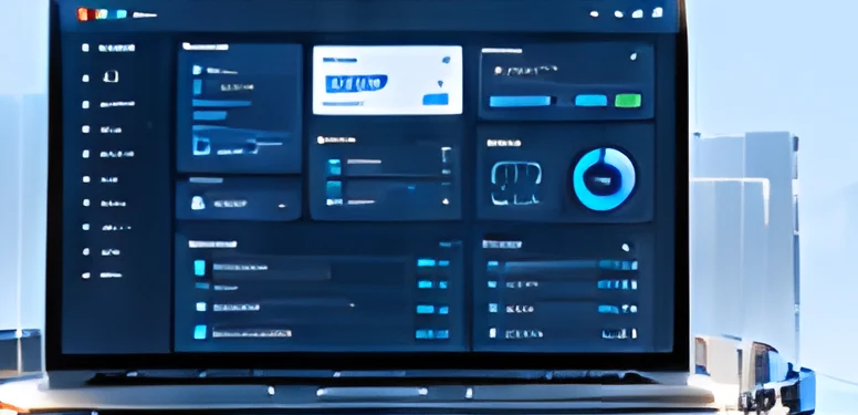 Custom web applications on a laptop