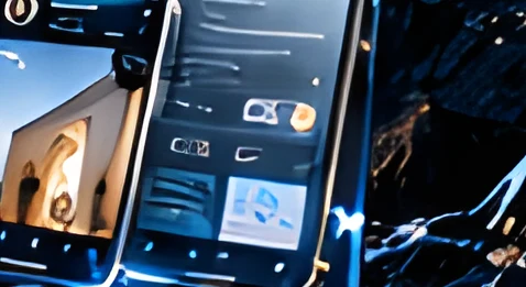 Phones showing channel content