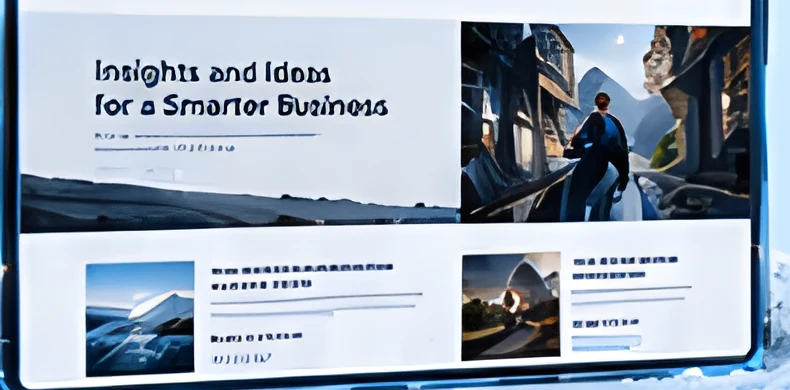 Content-led websites website on a laptop