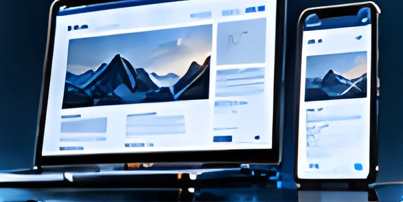 Page loading on laptop and phone