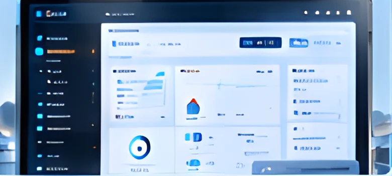 Custom web applications dashboard on a laptop