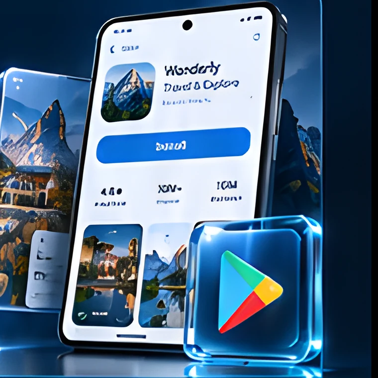 Google Play listing on a phone