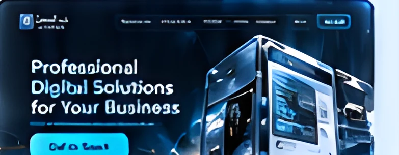 Service businesses website example