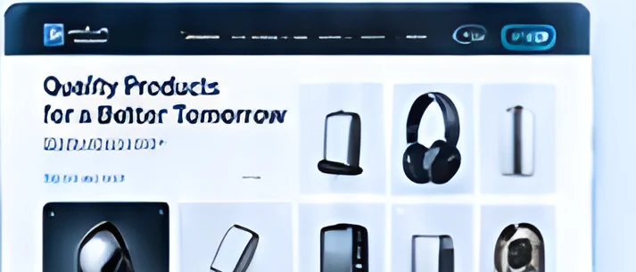 Online stores website example