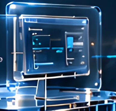 Staging environment on a glass platform