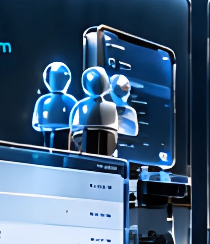 Team working in a shared inbox