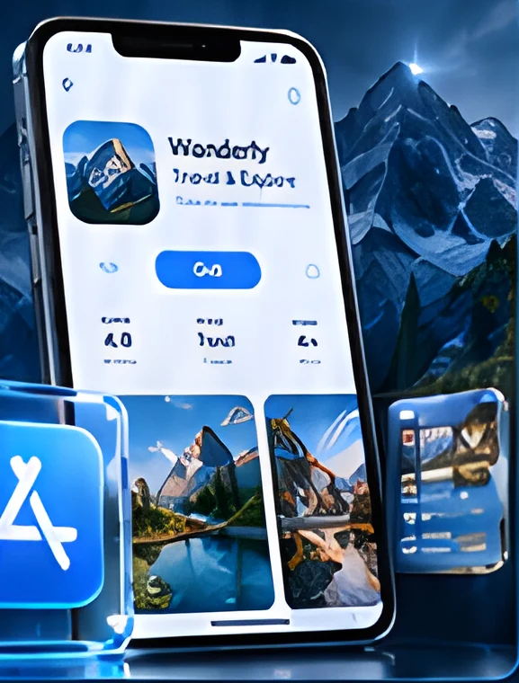 App Store listing on a phone