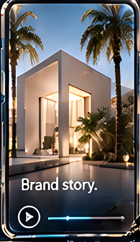 Brand story vertical video