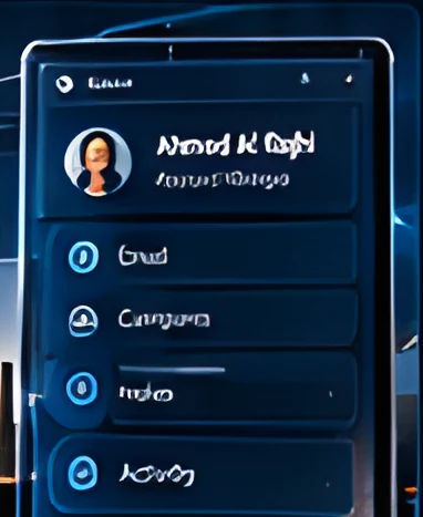 CRM contact record panel