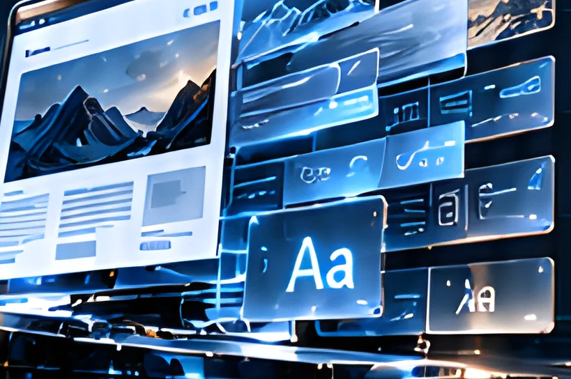 Layered page showing assets, styles, scripts and fonts
