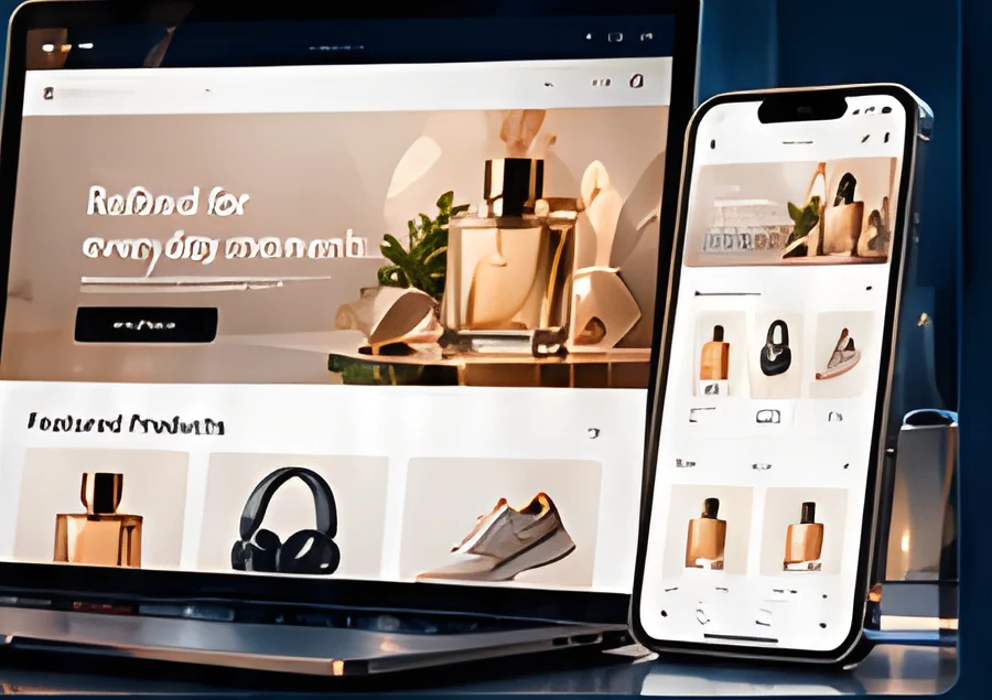 Store on laptop and phone