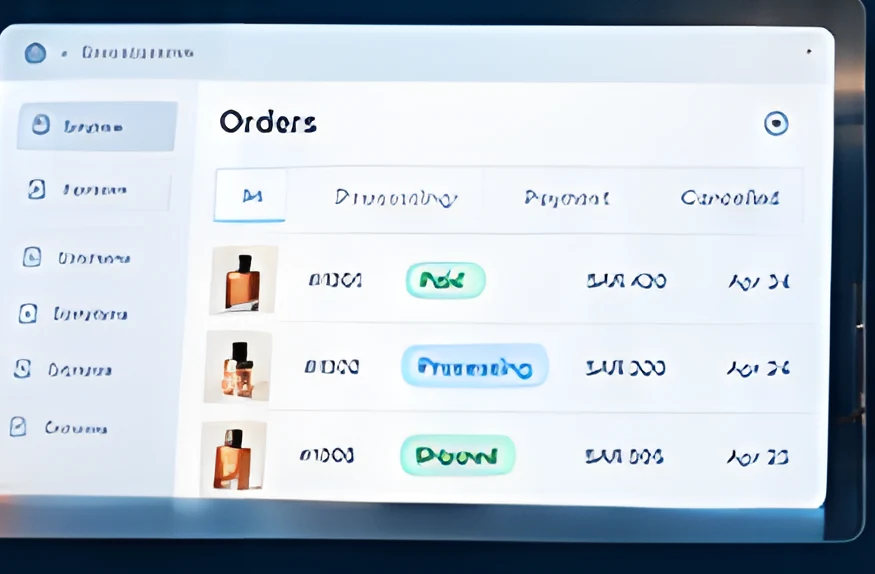 Orders table