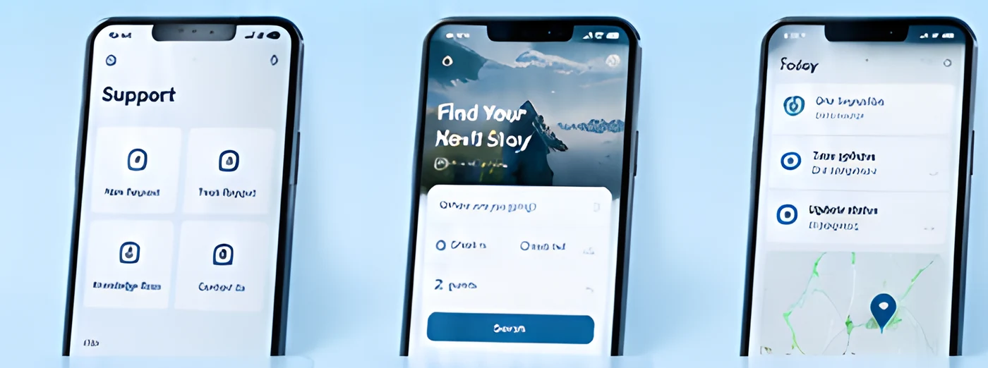 Support, booking and field operations app concepts