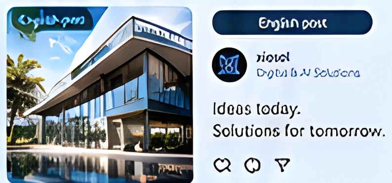 English social post