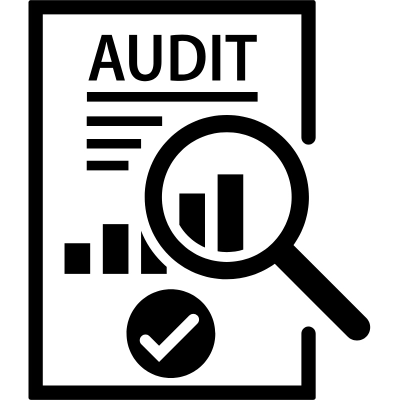 A Detailed Security Audit Report For A Wordpress Website Displayed On A Computer Screen.